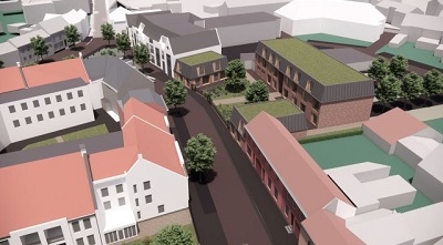 Schets nieuwe invulling Beekstraat-Noord